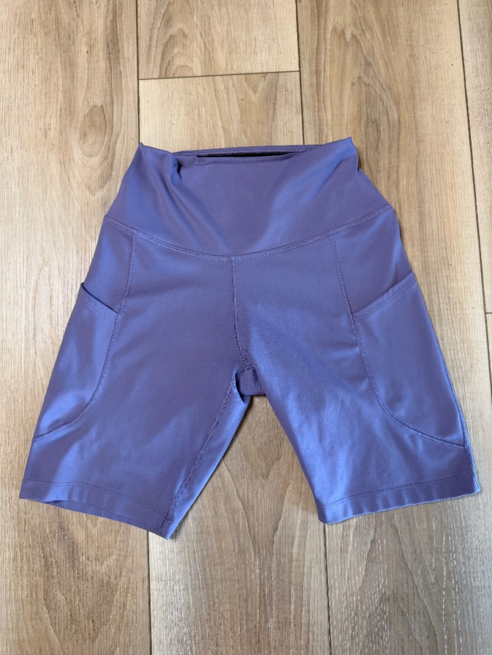 Nike Dri-Fit Lavender Biker Shorts | Size S | High Waisted Athletic Shorts